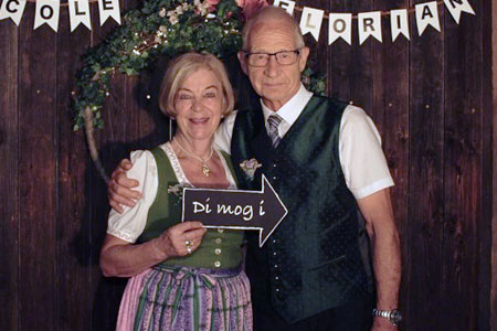 Oma Hermine und Opa Michael Holzer vom Biobauernhof Michlbauer