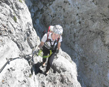 Victoria klettert gerne