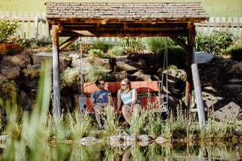 Unser Naturbadeteich ist ein Rückzugsbereich für Groß und Klein