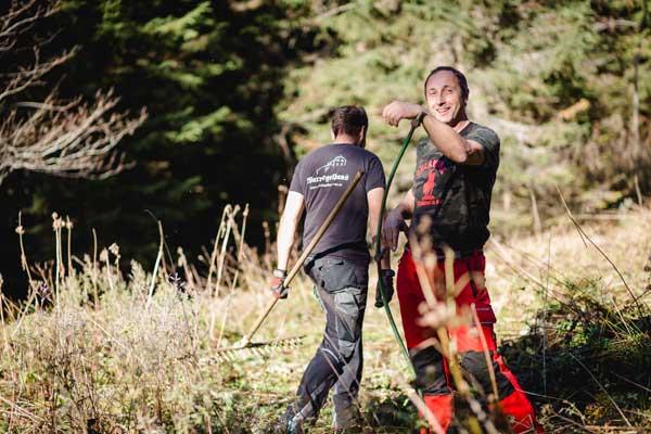 Manfred beim Biodiversitätsaktionstag