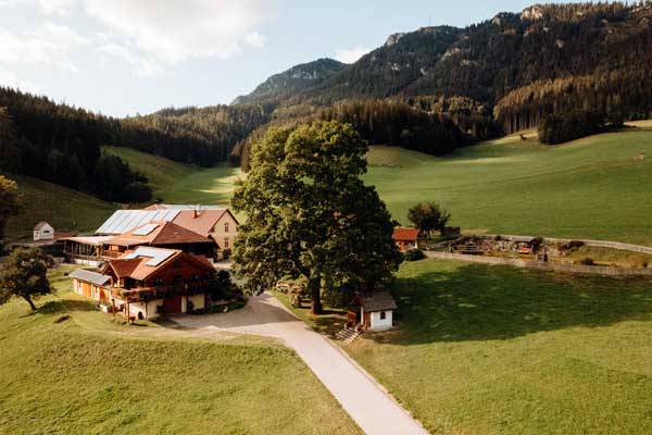 Luftaufnahme Michlbauernhof